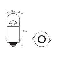 Bulb - Instrument 12V 4W - BA9S