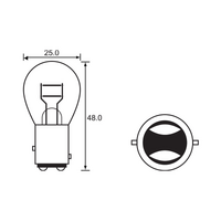Bulb - Stop Tail 6V 10/3W - BAY15D