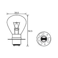 Bulb - Headlight 6V 25/25W - P15D