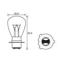 Bulb - Headlight 12V 35/35W - P15D-4