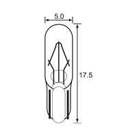 Bulb - Wedge Type 12V 1.2W - T5