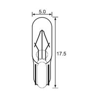 Bulb - Wedge Type 12V 2W - T5