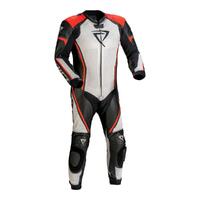 Difi "Imola" 1pc Racing Suit - Black/White/Red [Size: 2XL / 56]