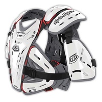 TLD BG 5955 YTH CHEST PROTECTOR White YOUTH / SML