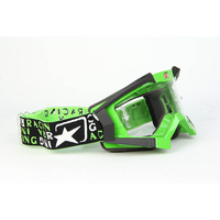 Ariete Motorcycle Goggle Riding Crows Top Line - Green