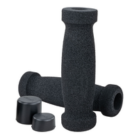 GRIPS - FOAM - ADV - FOAM COMPOUND - BLACK - 125mm Open End with Caps