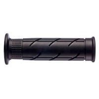 GRIPS - HONDA STYLE - ROAD - SUPER SOFT COMPOUND - BLACK - 120mm Closed End