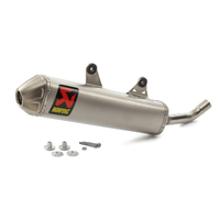 Husqvarna Akrapovic "Slip-On Line" 2-Stroke Offroad Titanium Exhaust