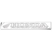 Sticker Racing D/Cut - Honda, White (930 x 110mm)