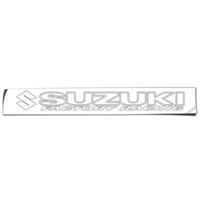 Sticker Racing D/Cut - Suzuki, White (930 x 110mm)