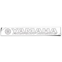 Sticker Racing D/Cut - Yamaha, White (930 x 110mm)
