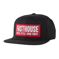 FH 19 BLOCK HOUSE HAT Black / Red OSFA