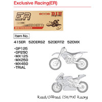 D.I.D Drive Chains - 520MX GB-120 RB MX Race - Gold & Black