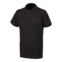 Macna T-shirt Polo Black/Silver [Size: 2XL]