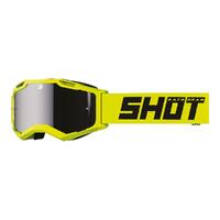 Shot Assault 2.0 Goggles - Solid Neon Yellow with Silver Iridium Lens
