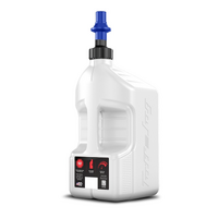 Gen 3 - 5G/20L White Tuff Jug with Blue Ripper Cap w/ View Strip