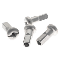 States MX Alloy Spoke Nipple - Rear 8 Gauge - Silver