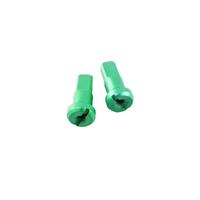 States MX Alloy Spoke Nipple - Front 9 Gauge - Green