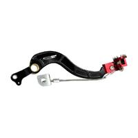 States MX Brake Pedal w/ Flex Tip - Honda - Red