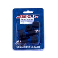 States MX Bar Ends With Carbon Inlay - Blue