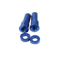 States MX Rim Lock Nut Kit - Blue