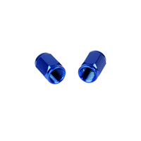 States MX Valve Caps - Blue