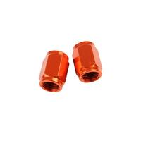 States MX Valve Caps - Orange