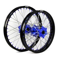 States MX Wheel Set - Kaw KX250F/450F - 21" Front/19" Rear - Black/Blue