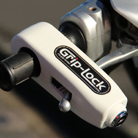 GRIP LOCK HANDLEBAR LOCK WHITE