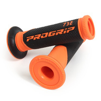 Progrip Fluro Orange Dual Density 732 Open End Grips