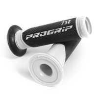 Progrip Fluro White Dual Density 732 Open End Grips