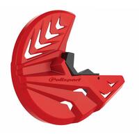 Polisport Disc + Bottom Fork Protector - Hon CRF250R/450R ('10-14) - Red