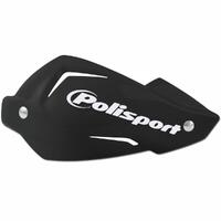Polisport Touquet Handguards - Replacement Handguard Plastic And Bolt Kit - Black