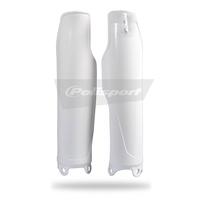 Polisport Fork Protectors - Kaw KX250F/450F - White