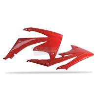Polisport Radiator Shrouds - Hon CRF250R ('10-13), CRF450R ('09-12) - Red