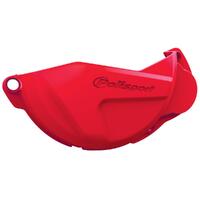 Polisport Clutch Cover Protector - Hon CRF250R ('10 & '13-17) - Red