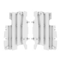 Polisport Radiator Louvers - Hon CR125/250 ('05-07) - White