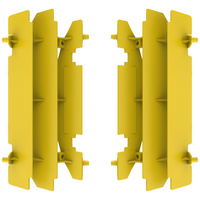Polisport Radiator Louvers - Suzuki RM/DRZ - Yellow