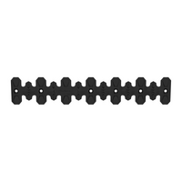 Polisport Armadillo 4T Head Pipe Guard - Long 40cm - Black