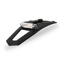 Polisport Taillight With LED Stop/Tail Light & Number Plate Light - Black