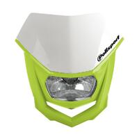 Polisport Halo Headlight - Lime/White