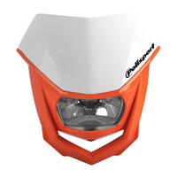 Polisport Halo Headlight - Orange/White