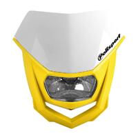 Polisport Halo Headlight - Yellow/White