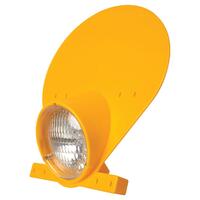 Polisport Preston Petty Headlight Number Plate - Halogen - Dark Yellow