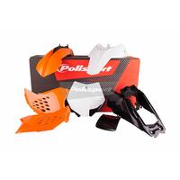 Polisport Plastics MX Kit (Inc A/B & S/F) - KTM 65SX ('12-15) - 2012 OEM