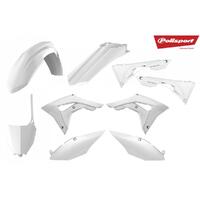 Polisport Plastics MX Kit - Hon CRF250R ('18-20), CRF450R ('17-20) - White