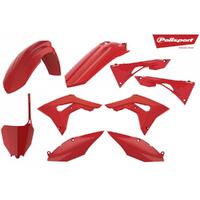 Polisport Plastics MX Kit - Hon CRF250R ('18-20), CRF450R ('17-20) - Red