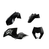Polisport Enduro Kit (Inc HL/M) - KTM EXC/EXCF ('08-11) - Black