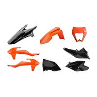 Polisport Enduro Kit (Inc HL/M) - KTM EXC/EXCF ('17-19) - Orange/Black