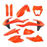 Polisport Enduro Flo Kit - KTM EXC/EXC-F ('17-19) - Fluoro Orange